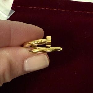 Gold Nail Ring